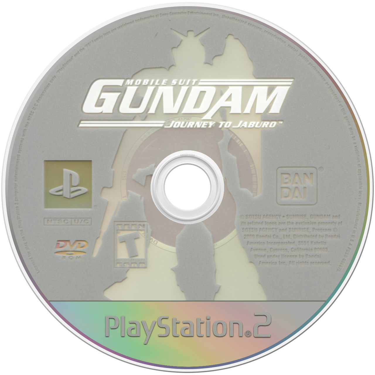 Mobile Suit Gundam Journey to Jaburo media 4 for Playstation 2
